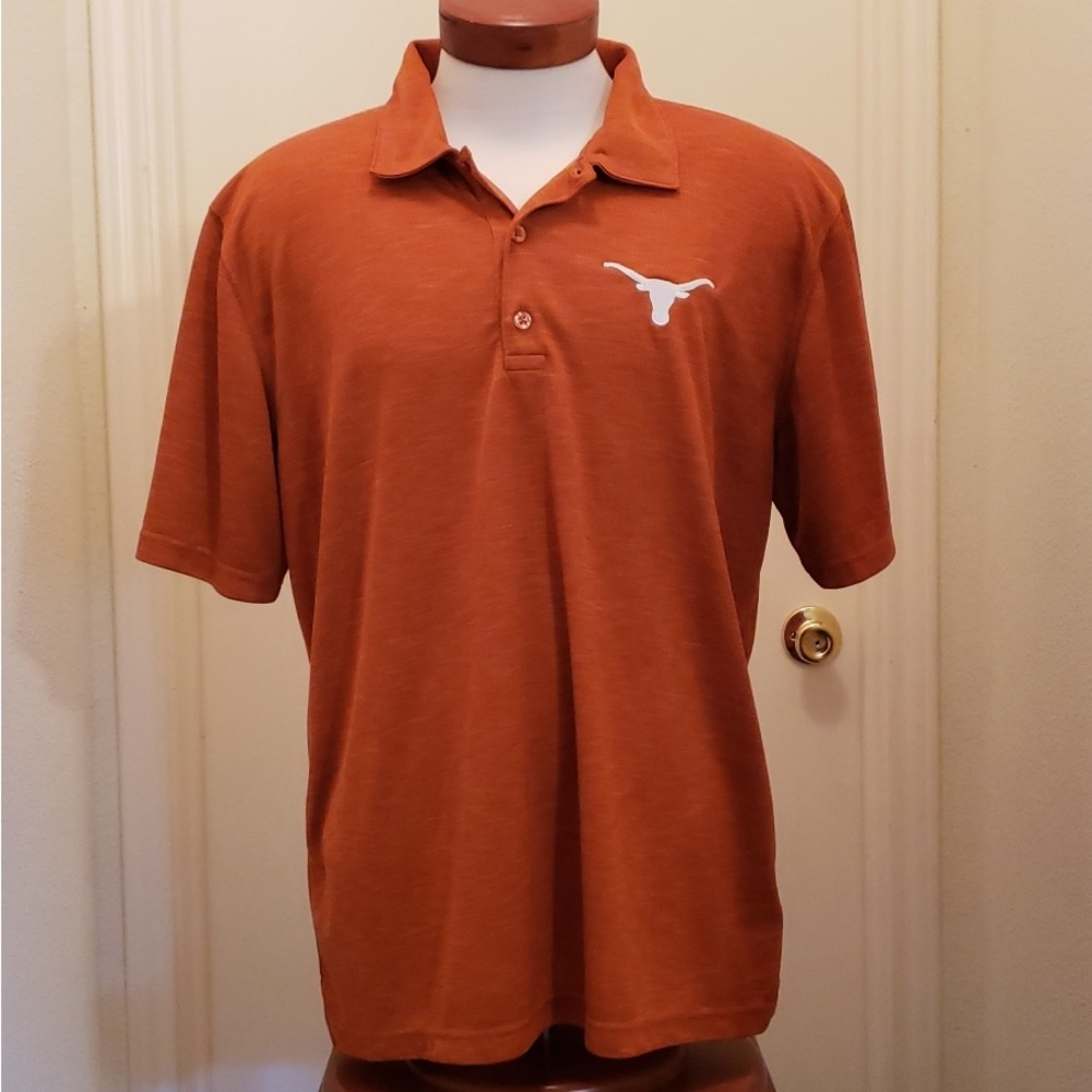 Longhorn Apparel Texas Longhorns Men’s Button Up Polo Shirt